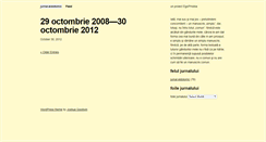Desktop Screenshot of jurnaleidotomic.egophobia.ro